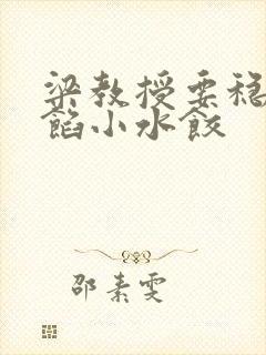 梁教授要稳住肉馅小水饺