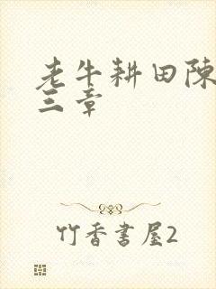 老牛耕田陈雪第三章