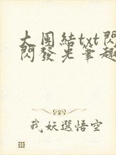 大团结txt闪闪发光笔趣阁