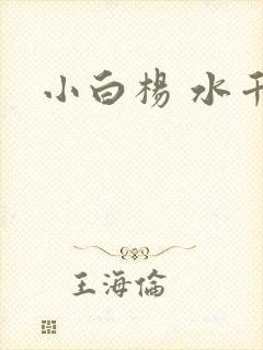 小白杨 水千丞