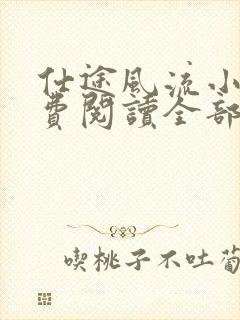 仕途风流小说免费阅读全部章节