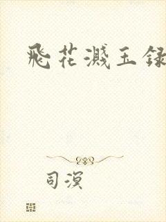 飞花溅玉录