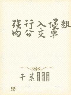 强行入侵粗暴h肉公交车