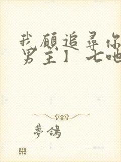 我愿追寻你【双男主】 七吔