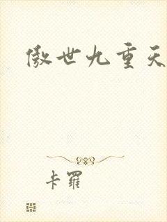 傲世九重天小说
