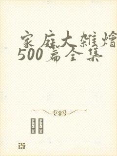 家庭大杂烩小说500篇全集