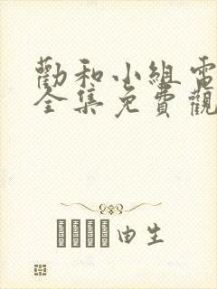 劝和小组电视剧全集免费观看