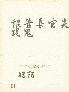 报告长官夫人在捉鬼