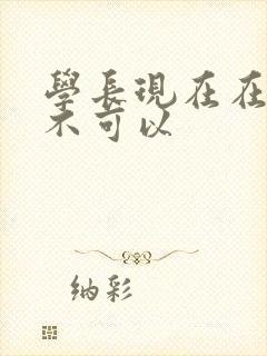 学长现在在上课不可以