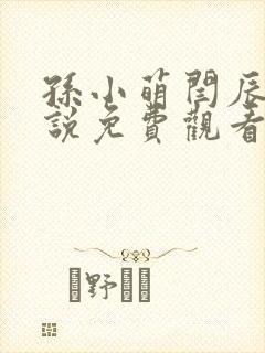 孙小萌闫辰的小说免费观看