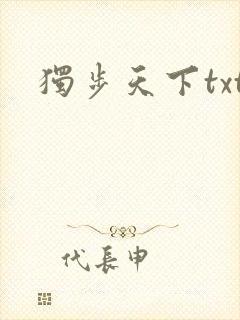 独步天下txt