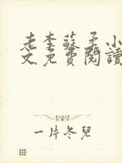 老李苏柔小说全文免费阅读