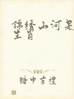 锦绣山河是什么生肖