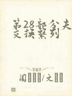 第28部分夫妇交换系列