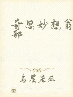 奇思妙想翁十三部