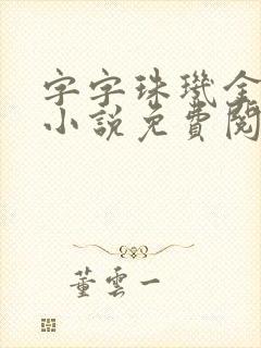 字字珠玑金银花小说免费阅读