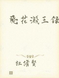 飞花溅玉录