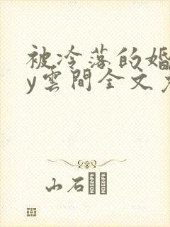 被冷落的婚姻by云间全文免费笔趣阁