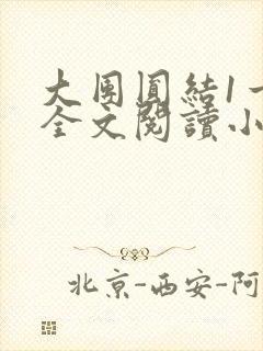 大团圆结1一6全文阅读小说