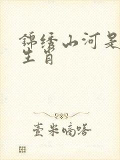 锦绣山河是什么生肖