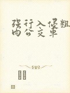 强行入侵粗暴h肉公交车