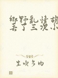 乡野乱情胡秀英丢了三次小说