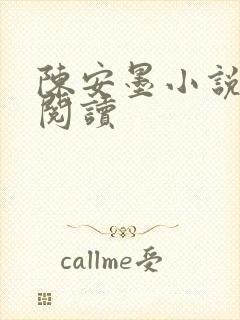 陈安墨小说免费阅读