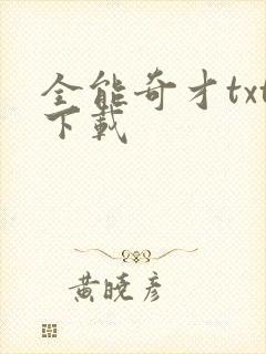 全能奇才txt下载