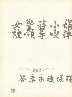 女警蒋小娟的奶被领导吃掉了