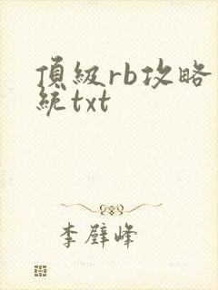 顶级rb攻略系统txt