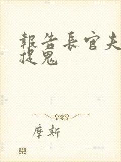 报告长官夫人在捉鬼