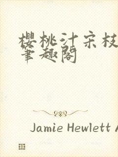 樱桃汁宋枝江野笔趣阁