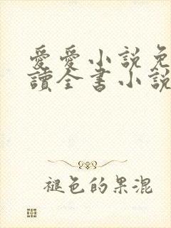 爱爱小说免费阅读全书小说乡村