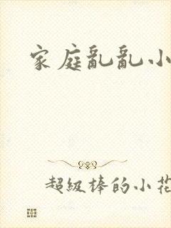 家庭乱乱小说