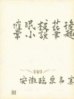 催眠校花后的日常小说笔趣阁