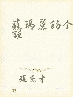 苏玛丽的全部小说