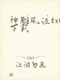 神雕风流txt下载