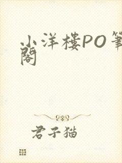 小洋楼PO笔趣阁