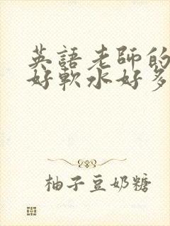 英语老师的兔子好软水好多