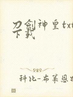刀剑神皇txt下载