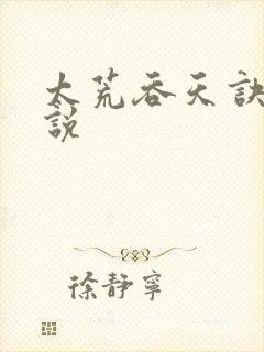 太荒吞天诀 小说