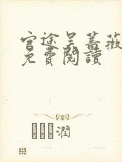 官途吴蔷薇全文免费阅读