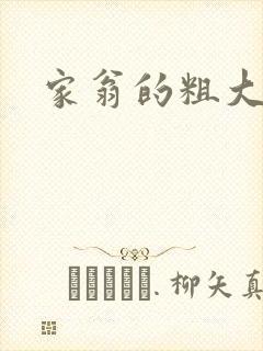 家翁的粗大