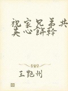 祝家兄弟共享后夹心饼干