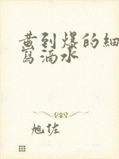 黄到爆的细节描写滴水