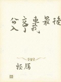 公交车最后一排入了我