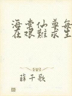 海棠仙尊每天都在艰难求生