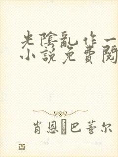 光阴乱作一团的小说免费阅读