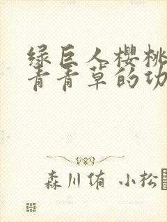 绿巨人樱桃荔枝青青草的功效