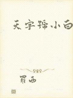 天字号小白脸